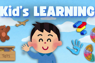 edit perfect kids learning video or nursery rhymes video