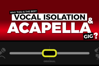 extract vocals, remove instruments isolate vocals make acapella