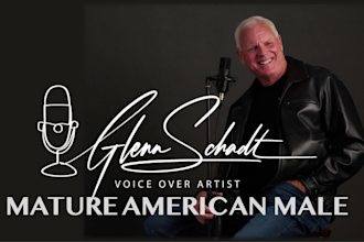 record a mature natural american male voice over
