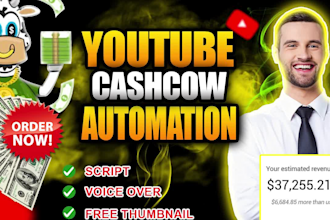 create automated youtube cash cow videos, top10 videos and cash cow channel