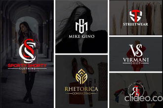 design luxury clothing fashion brand, apparel and boutclothing brand logo