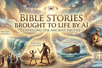 movies created by ai bible story prayer videos  faceless youtube 3d pixar veo3