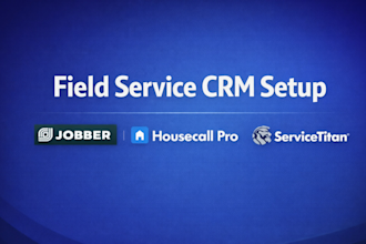 setup automate integrate jobber housecall pro hcp servicetitan field service CRM