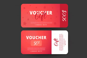 do gift card, voucher, loyalty card, coupon in 4hrs
