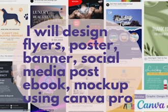 design social media posts, do black friday design, flyers, sales post, banner