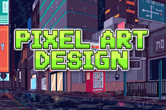 do 2d pixel art lofi looping animations backgrounds for game assets, steams