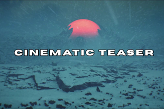 create cinematic movie trailer, teaser, intro or promo videos