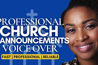voice over your church announcements