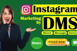 send instagram dms to targeted audience and direct message marketing organically