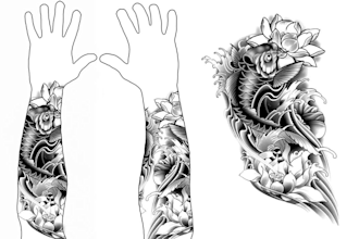 create authentic custom tattoo design within 6 hours