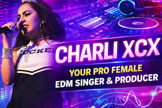 be your female upbeat pop, electronic song, dance song and female rapper