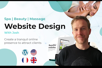craft a massage, or beauty spa website
