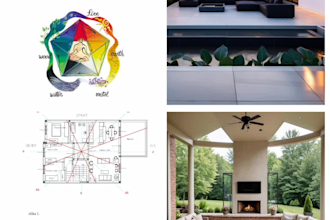 do new 3d design of your house, office, garden according to feng shui elaborate