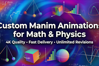 create stunning manim animations for math and physics