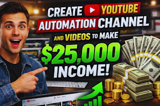 create youtube automation channel and videos to make income