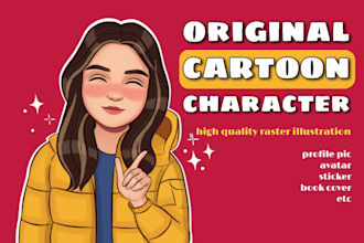 create a cartoon character of a real person