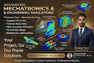 do comsol multiphysics cfd, fea, heat transfer and simulation projects