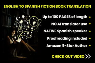 english to spanish fiction book translation