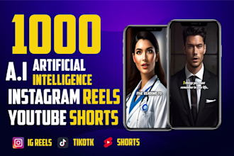 create 1000 ai motivational youtube shorts and instagram reels