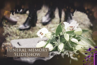 create memorial funeral photo slideshow video, emotional wedding slideshow