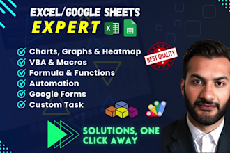 do excel spreadsheet,  google sheet, formula, excel macro vba automation