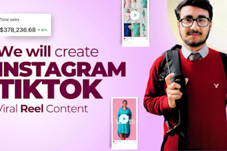 create instagram reels, viral tiktok content creator