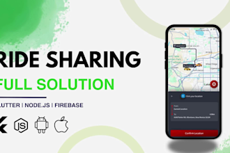 develop a custom lms or ride sharing app in flutter
