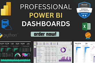 be your power bi expert data analyst for power bi dashboard