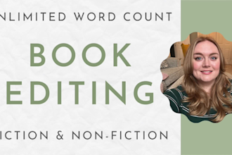 edit and proofread books of any length
