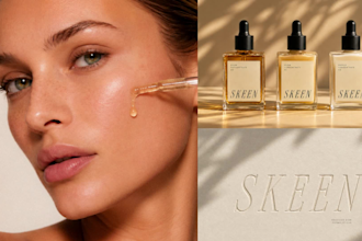 design a luxury beauty and skincare brand identity