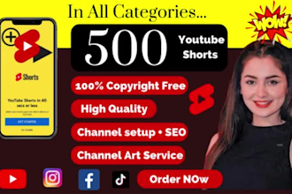 give 500 viral youtube short videos, bulk yt shorts video