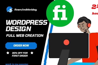 create a dashing wordpress business website by elementor pro