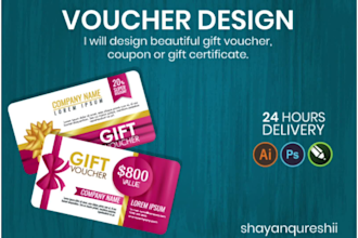 design gift card, gift voucher and loyalty card