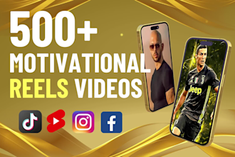 create instagram motivational reels video