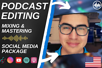 edit and clean your podcast to make it sound great