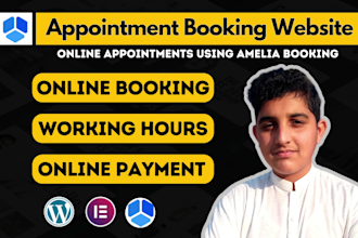 install amelia booking plugin and create appointment booking website