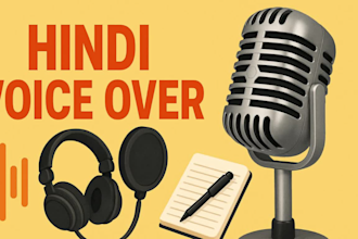 do hindi male dubbing and voiceover