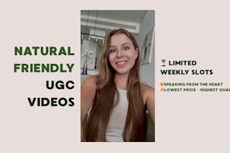 create natural spokesperson ugc video ads