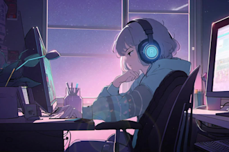 create relaxing lofi loop animation from your 2d image