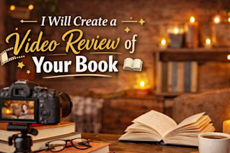 create a video review of your book