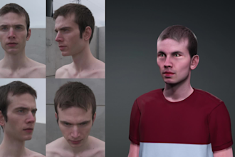 do 3d character modeling to build your realistic human model