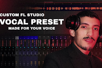 create a custom fl studio vocal preset with plugins you own