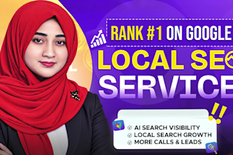 do monthly local SEO,GEO,aeo service for top google rankings, gmb ranking