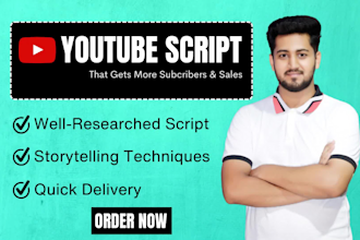 do scriptwriting for your youtube video scripts, ads