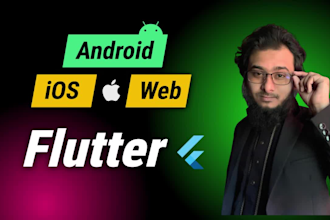 develop android, ios and web app using flutter