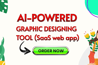 create saas ai graphic designing tool like canva, adobe express, snapp, picmonke