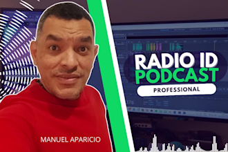 edit, mix and produce custom radio or podcast audio branding