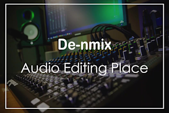 edit with noise reduction n mix, master your podcast