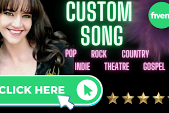 write a custom pop, rock, theatre, or country song