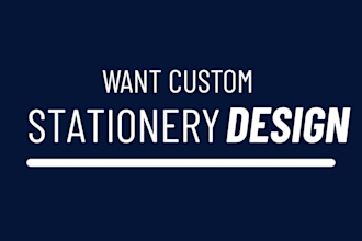 create custom letterhead, stationery for your business